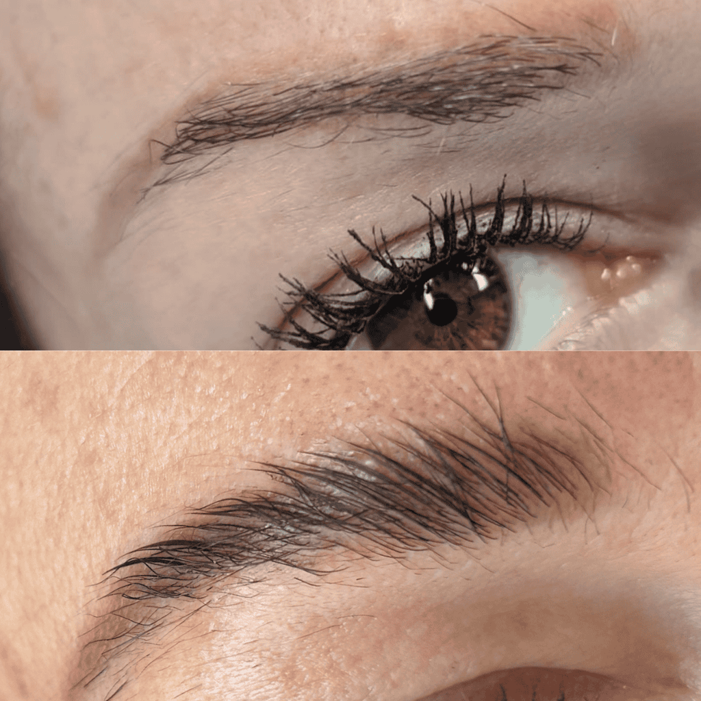 Mousse detergente sopracciglia