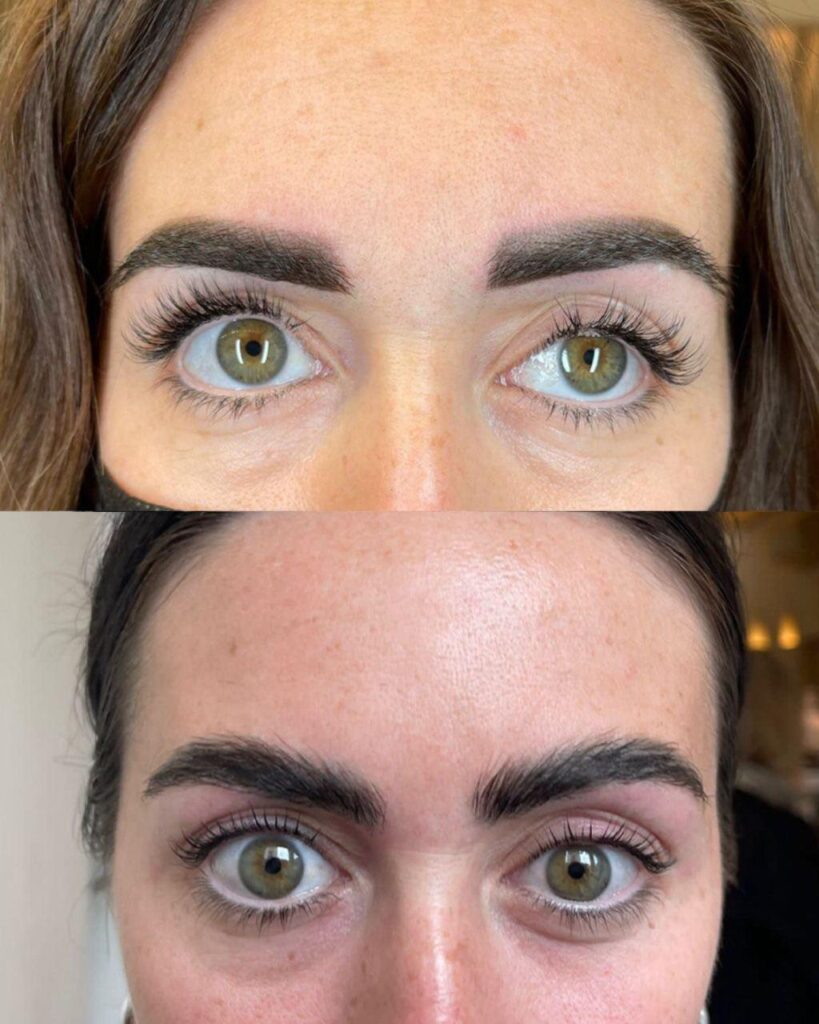 Mousse detergente sopracciglia